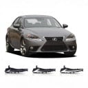 LED Daytime Running Lights with Sequential Indicators, 12 V Plug and Play, Black, White/Orange Light, for Lexus IS200t IS250 IS300 IS350 2014–2016 4