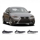 LED diurni con indicatori sequenziali, 12 V plug and play, neri, luce bianca/arancione, per Lexus IS200t IS250 IS300 IS350 2014–2016 4
