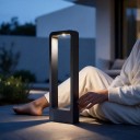 LED Garden Post Light 15 W COB Neutral White 4500 K 60 cm Aluminium AC 85–265 V Black Waterproof Courtyard and Villa Surround Lighting 5