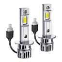 LED H1 lampen voor koplampen Canbus zonder knipperen 30000 lm 60W 2 stuks, 16 CSP chips met ventilator, wit 6500K, voor grootlicht en dimlicht 1