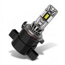LED H7 Canbus -tuulilamput, 9000 lm/kpl, 35 W/kpl, mini koko, alumiinirunko IP68, valkoinen valo 6500K, autoon 4