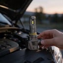 LED H7 lampen voor koplampen CANbus 22000 lm 120 W 12 V, CSP chips, ventilator, aluminium behuizing, wit licht 6500K, set van 2 stuks voor auto 2