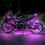 LED háttérvilágítás motorkerékpárhoz 6 db N62 2