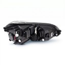 LED Headlights with Sequential Indicators and Projectors, PC/ABS, Black with Red Stripe for Volkswagen Golf VII 2012–2017 with Halogens 4