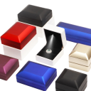 LED Illuminated Ring Box 5.8 x 6.3 x 5 cm Luxury Jewellery Display Premium Ring Packaging with Internal Lighting Elegant Gift Box 8
