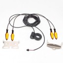 LED Indicator Set for Electric Bicycles 36 V to 72 V EBKE V04 4 pcs Arrow Indicators with Handlebar Switch and Metal Holders IPX5 Rating 1