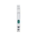 LED indikátor 85 x 10 x 64 mm 230 V AC/DC 50/60 Hz Jednofarebná signálna lampa JD9 DIN lišta 35 mm IP20 ≤20 mA 6