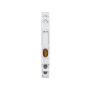LED indikátor 85 x 10 x 64 mm 230 V AC/DC 50/60 Hz Jednofarebná signálna lampa JD9 DIN lišta 35 mm IP20 ≤20 mA 7