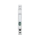 LED indikátor 85 x 10 x 64 mm 230 V AC/DC 50/60 Hz Jednofarebná signálna lampa JD9 DIN lišta 35 mm IP20 ≤20 mA 1