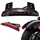 LED-jarruvalo moottoripyörän takalokasuojaan valituille Harley-Davidson Sportster -malleille Kaareva muoto Asennustelineet Materiaali PC 4