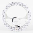 LED-kattovalaisin 48 W Pyöreä moduuli, halkaisija 25 cm Alumiinipohja Kolme valoväriä Jännite 220–240 V Huoneeseen 15–20 m2 1
