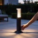 LED κήπος στήλη 30 εκ. Με αιχμή 7 W IP65 Αδιάβροχο 85–265 V Αλουμίνιο και ακρυλικό Ζεστό φως 3000 K Για το γρασίδι 2