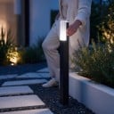 LED κήπος στήλη 40 εκ. Με βάση για βίδες 7 W IP65 Αδιάβροχο 85–265 V Αλουμίνιο και ακρυλικό Λευκό φως 6000 K Για την αυλή 2