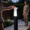 LED κήπος στήλη 60 εκ. με αιχμή για το έδαφος 7 W IP65 Αδιάβροχο 85–265 V Αλουμίνιο και ακρυλικό Λευκό φως 6000 K Για το γκαζόν 4