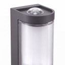 LED Kinkiet 10 W Klasa IP65 Okrągły kształt 17,5 x 7,5 x 8,2 cm Świecenie w górę i w dół Zimna biała 6500 K Na fasadę, taras i przy wejściu 3