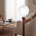 LED lamp G125 in bolvorm Melkwit ondoorzichtig glas 16,4 x 12,5 cm Schroefdraadvoet Koud wit licht 6500 K Voor lampen en armaturen 6