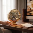 LED lâmpada G125 E27 Efeito de fogo de artifício 6 W 85–265 V 50/60 Hz 12,5 x 16 cm Tampa de vidro prateado Padrão multicolorido Para lâmpadas e candeeiros 6