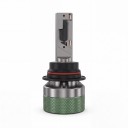 LED lâmpadas para faróis 9007 HB5 de luz alta/baixa, controlo por aplicação Bluetooth, 12V/24V, chips CSP e ventilador, verde-acinzentado 4