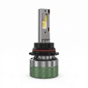 LED lâmpadas para faróis 9007 HB5 de luz alta/baixa, controlo por aplicação Bluetooth, 12V/24V, chips CSP e ventilador, verde-acinzentado 6