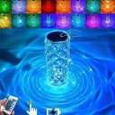 LED-lampecylinder 16 farver 16 x 7 cm Dekorativ bordlampe Farverig stemningsbelysning Moderne LED-lys Fjernbetjening 2