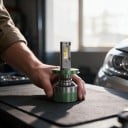 LED lampen H4/9003/HB2 grootlicht/dimlicht met Bluetooth-app, 3000–8000K, 1500 W, CSP chips, groen, voor autokoplampen 12/24 V 4