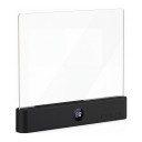 LED Lesepanel Aufladbar 1200 mAh 3 Lichtfarben Stufenloses Dimmen Timer 0 bis 99 Min USB-C Schwarz Zum Lesen in der Nacht und als Nachttischlampe 2