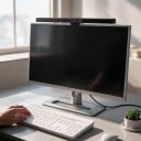 LED Lichtbalk voor vlakke monitor 40 cm RGB achtergrondverlichting Asymmetrisch licht zonder reflecties Vloeiende dimfunctie Timer Zwart USB voeding 6