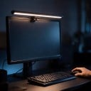 LED Lichtleiste für Monitor 50 cm Timer 60 Minuten 3 Farbtemperaturen Stufenloses Dimmen Ra90 USB-C Stromversorgung Schwarz Für Arbeit und Studium 2