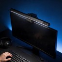 LED Λωρίδα Φωτισμού για Οθόνη 42 εκ 5 Θερμοκρασίες Χρώματος 3 Βαθμοί Φωτεινότητας Υπενθύμιση Καθίσματος Αλουμίνιο Τροφοδοσία USB Μαύρη Για Εργασία 5