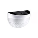 LED luci solari da parete per recinzione 6000K Bianco freddo Decorazione esterna impermeabile Terrazza Sentiero da giardino Illuminazione 2