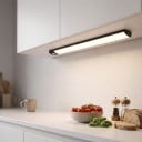 LED lys med bevægelsessensor 30 cm Trådløs Magnetisk 3 farver lys Dæmpbar USB-C Aluminium Under skab 6