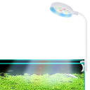 LED lys til akvarium Vandtæt mini belysning til vandplanter Tilbehør til små og dekorative akvarier 2–5 mm glas 4