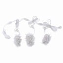 LED lysdæmper Strenge 1,5 m Lysregn Strømforsyning 220 V EU stik Gennemsigtig kabel Varm hvid Have dekoration til træ og pergola 3