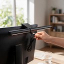 LED lyslist til monitor 30 cm Asymmetrisk lys uden refleksioner 3 farvetemperaturer Trinløs dæmpning USB Sort Til arbejde og spil 5