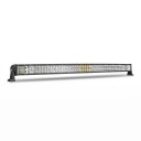 LED lysrampe buet 1020 W 52 tommer Længde 129,8 cm IP68 Koldt hvidt lys 6500 K Sort hus Med kabling Til offroad og arbejdsmaskiner 2