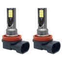 LED mlhové žárovky H16 JP sada 2 ks 8000 lm Hliníková slitina s 12 SMD 3030 diodami Studená bílá 6500 K Do mlhových světel automobilu 1
