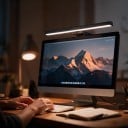 LED Monitorverlichting 50 cm Asymmetrisch licht zonder schittering Touchbediening 3 kleurtemperaturen Dimmen USB 2