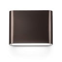 LED nástěnné svítidlo 6 W Dvojitá hlava svítící nahoru i dolů Krytí IP65 Rozměry 11,5 x 9 cm Hliníkové tělo Studená bílá 6000 K Na fasádu 1