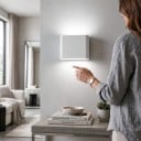 LED nástěnné svítidlo 6 W Dvojitá hlava svítící nahoru i dolů Krytí IP65 Rozměry 11,5 x 9 cm Hliníkové tělo Studená bílá 6000 K Na fasádu 6