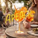 LED neon felirat Aperol Spritz Dimmelhető és USB táplálás 34,3 x 35,5 cm 249–2000 lm Sárga neon és narancssárga motívum Fali dekoráció 3