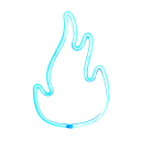 LED Neon Wall Decoration 28.5 x 19 cm Flame Light USB or Battery 3x AA Night Light Party Lighting Room Decoration 1