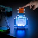 LED nocna lampka w kształcie pikselowej butelki 8 kolorów USB-C ładowalna dekoracja światło oryginalny prezent 3