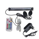LED osvětlení do akvária se vzduchováním 16 cm RGB barevné světlo s dálkovým ovládáním přísavky pro sladkovodní i mořské nádrže 1