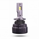 LED pærer D4S med ventilator 70 W 30000 lm (par) 6000K hvidt lys, aluminium køling, Canbus, grå, erstatning for xenon i billygter 7