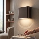 LED parede luminária 6 W Cabeça dupla com iluminação para cima e para baixo Classe de proteção IP65 Dimensões 11,5 x 9 cm Corpo em alumínio Luz branca quente 3000 K Para fachada 5