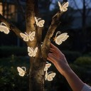 LED Φως Πεταλούδας 40 εκ. Δυναμικό Με Κινούμενα Φτερά Διακοσμητικό Φως Σε Σχήμα Πεταλούδας 12 V ABS Ζεστό Λευκό Για Κήπο Και Εσωτερικούς Χώρους 5