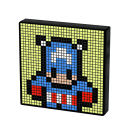 LED pixeles kijelző 32 x 32 képpont 20 x 20 cm Programozható panel mobilalkalmazással PC ABS RGB animáció Szövegszerkesztő 1
