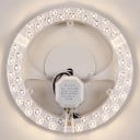 LED plafonieră 48 W Dimming continuu și schimbare de culoare Telecomandă Modul circular cu diametrul de 25 cm Aluminiu Pentru cameră de 15 până la 20 m2 3