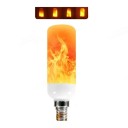 LED plamenná žárovka E14 Efekt blikajícího plamene a 4 režimy svícení 9 W 3 x 10 cm Úhel vyzařování 270° Oranžové světlo Do lustrů a lamp 1