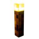 LED pochodeň lampa MC hra 28 x 6 cm 4 farby Nočné svetlo do spálne USB dobíjanie s prackou Dekoratívne stolné svetlo detská hračka 4